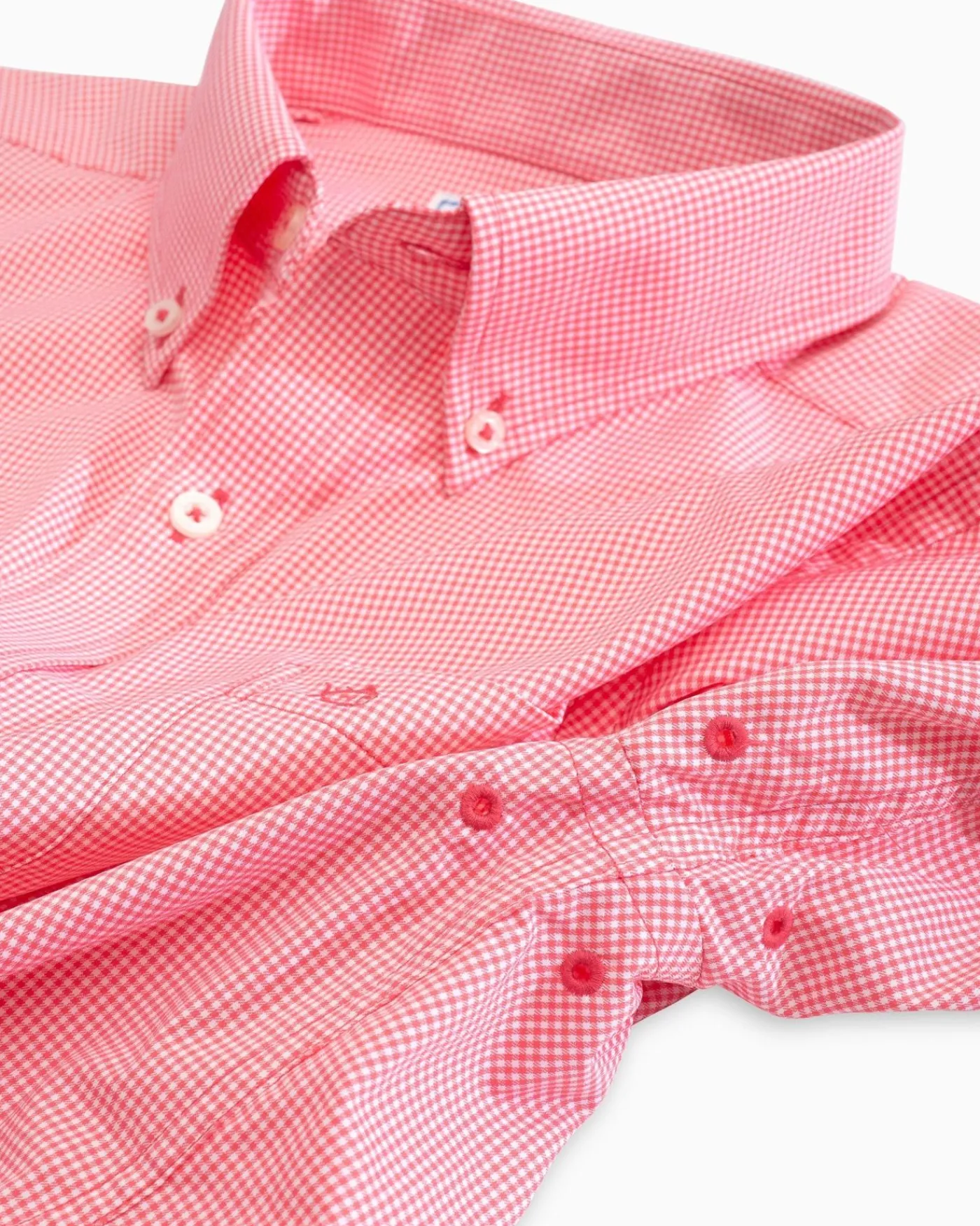 Cheap Southern Tide Micro Gingham Intercoastal Performance Sport Shirt True Navy