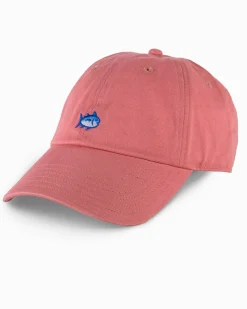 New Southern Tide Mini Skipjack Leather Strap Hat