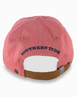 New Southern Tide Mini Skipjack Leather Strap Hat