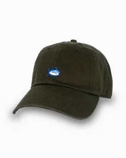 New Southern Tide Mini Skipjack Leather Strap Hat