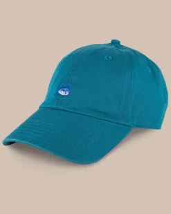 New Southern Tide Mini Skipjack Leather Strap Hat