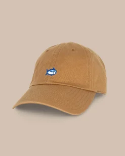 New Southern Tide Mini Skipjack Leather Strap Hat