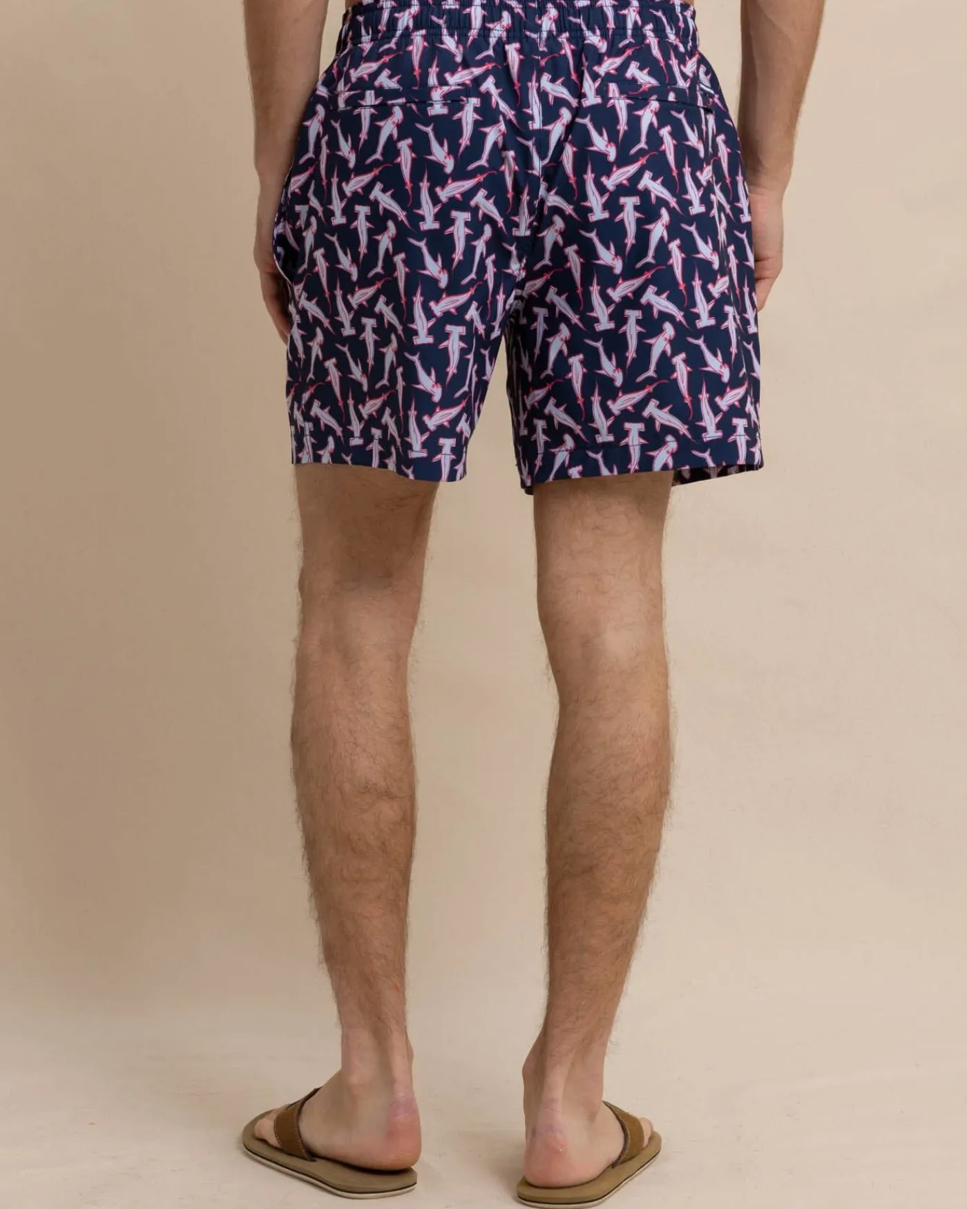 Shop Southern Tide Nailed It Swim Trunk Dress Blue