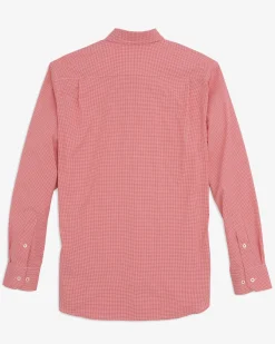 Clearance Southern Tide Nc State Gingham Button Down Shirt Varsity Red