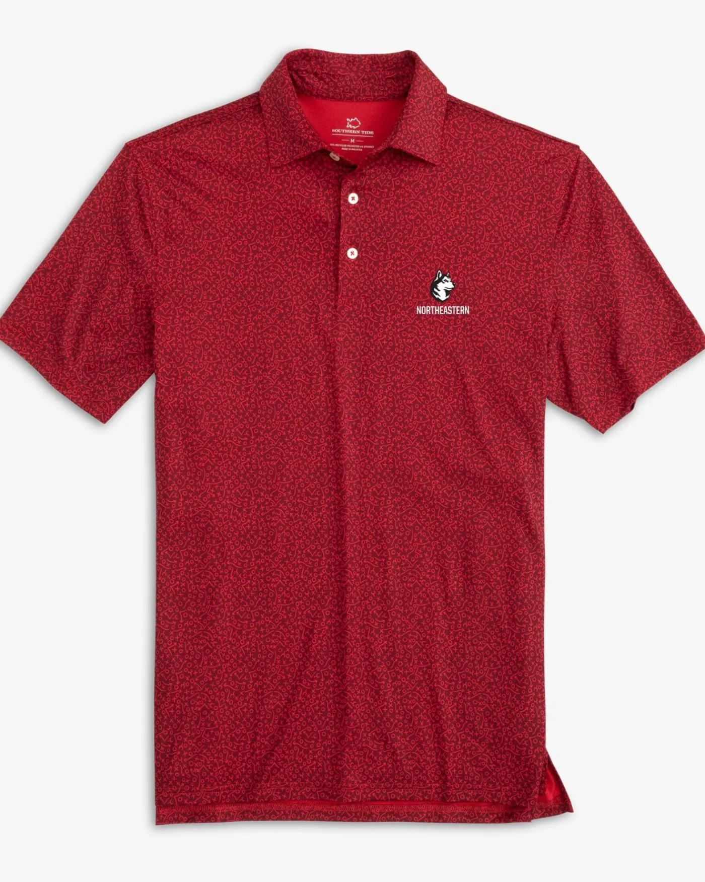 Shop Southern Tide Northeastern Huskies Driver Gameplay Polo Chianti