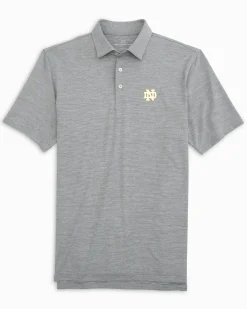 Fashion Southern Tide Notre Dame Fighting Irish Driver Spacedye Polo Shirt