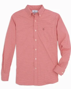 Discount Southern Tide Ohio State Buckeyes Gingham Button Down Shirt