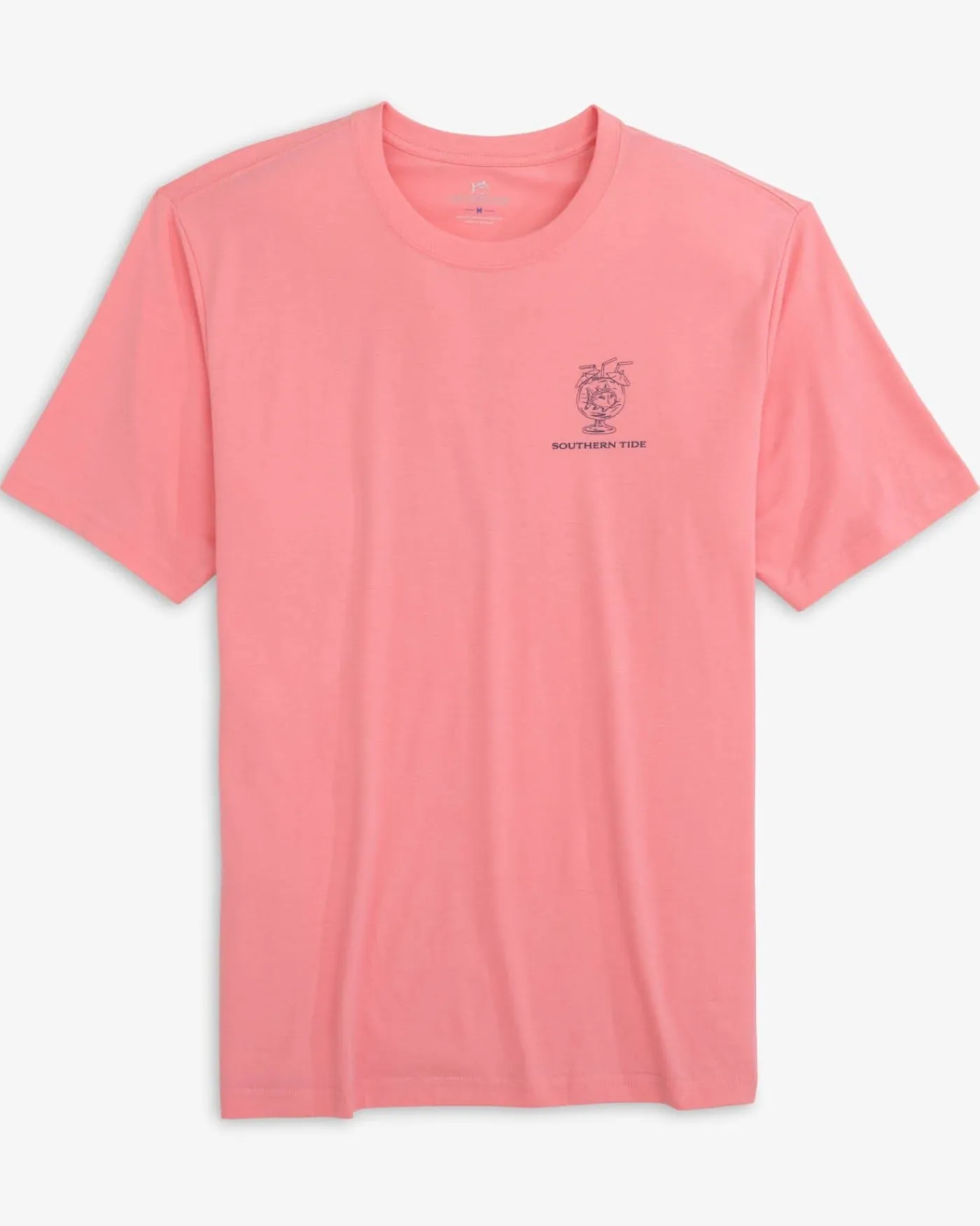 Store Southern Tide Pink Punch Short Sleeve T-Shirt Geranium Pink