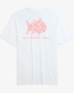 Flash Sale Southern Tide Plumeria Short Sleeve T-Shirt Classic White