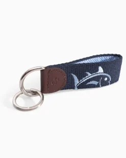 Flash Sale Southern Tide Rising Skipjack Embroidered Key Fob