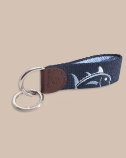 Flash Sale Southern Tide Rising Skipjack Embroidered Key Fob