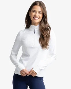 Online Southern Tide Runaround Quarter Zip Pull Over Classic White
