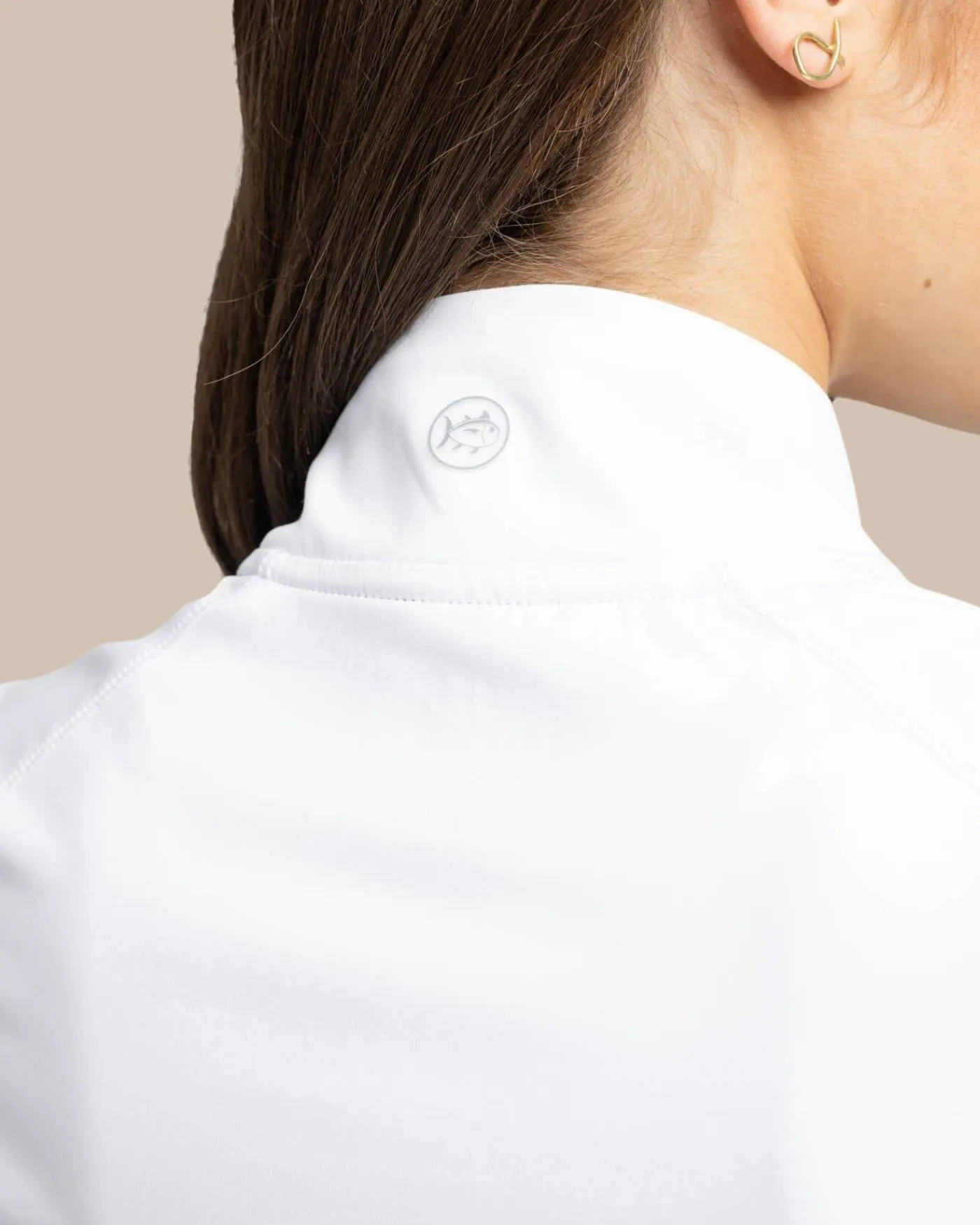 Online Southern Tide Runaround Quarter Zip Pull Over Classic White