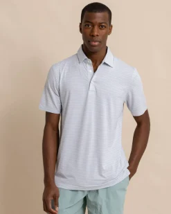 Sale Southern Tide Ryder Heather Halls Performance Polo