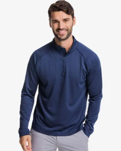 Discount Southern Tide Scuttle Heather Performance Quarter Zip