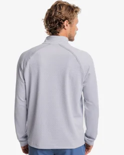 Discount Southern Tide Scuttle Heather Performance Quarter Zip