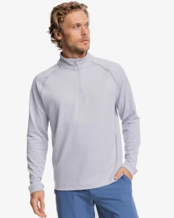 Discount Southern Tide Scuttle Heather Performance Quarter Zip