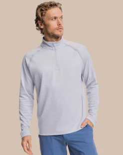 Discount Southern Tide Scuttle Heather Performance Quarter Zip