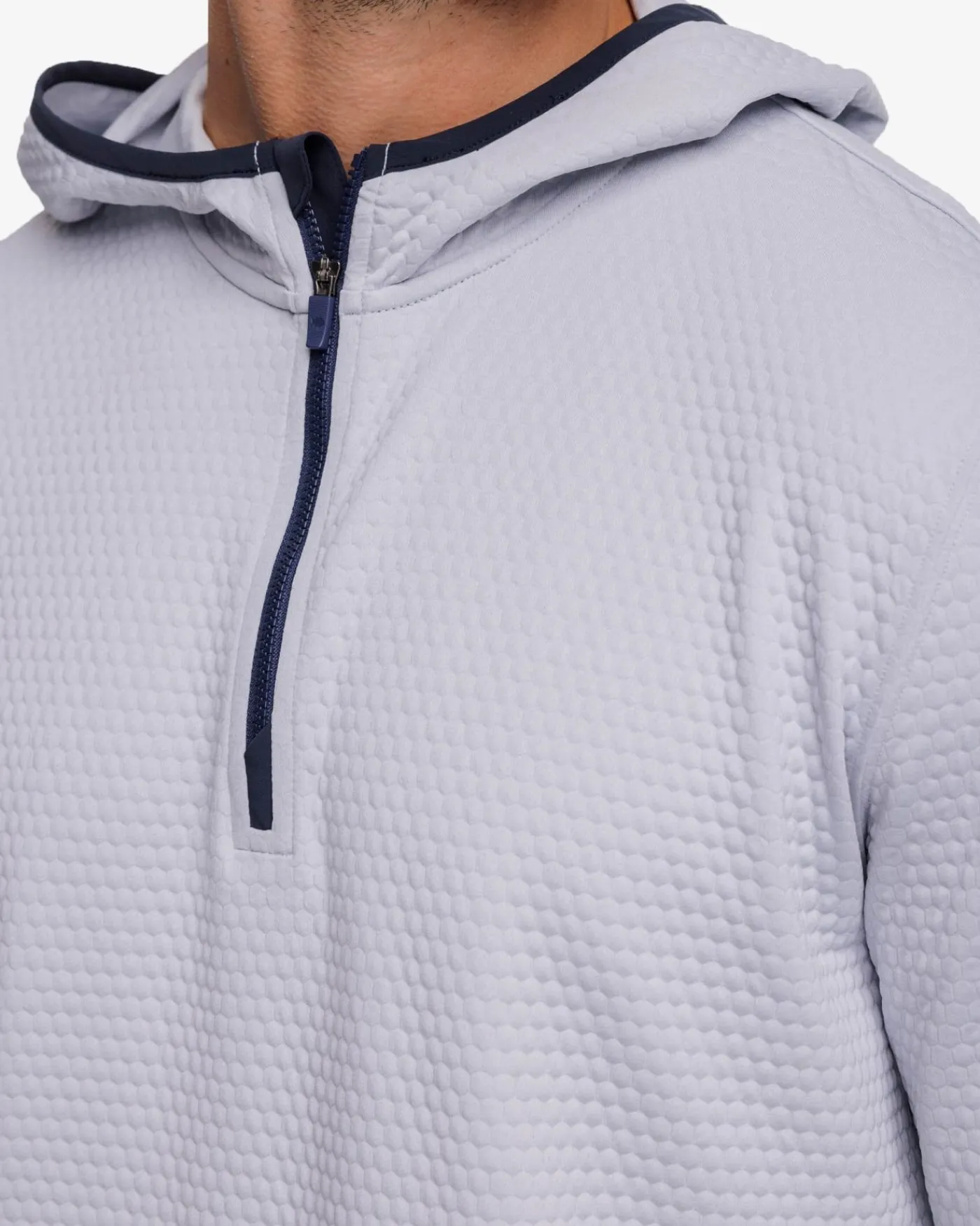 Fashion Southern Tide Scuttle Heather Performance Quarter Zip Hoodie