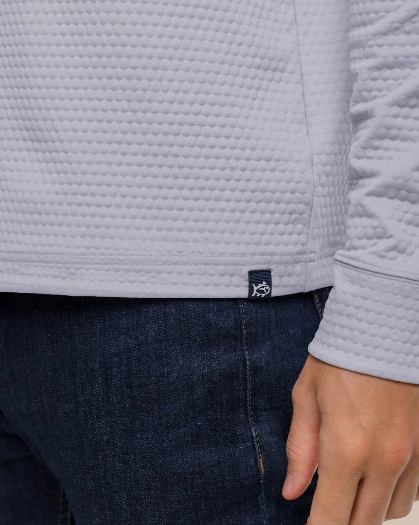 Fashion Southern Tide Scuttle Heather Performance Quarter Zip Hoodie