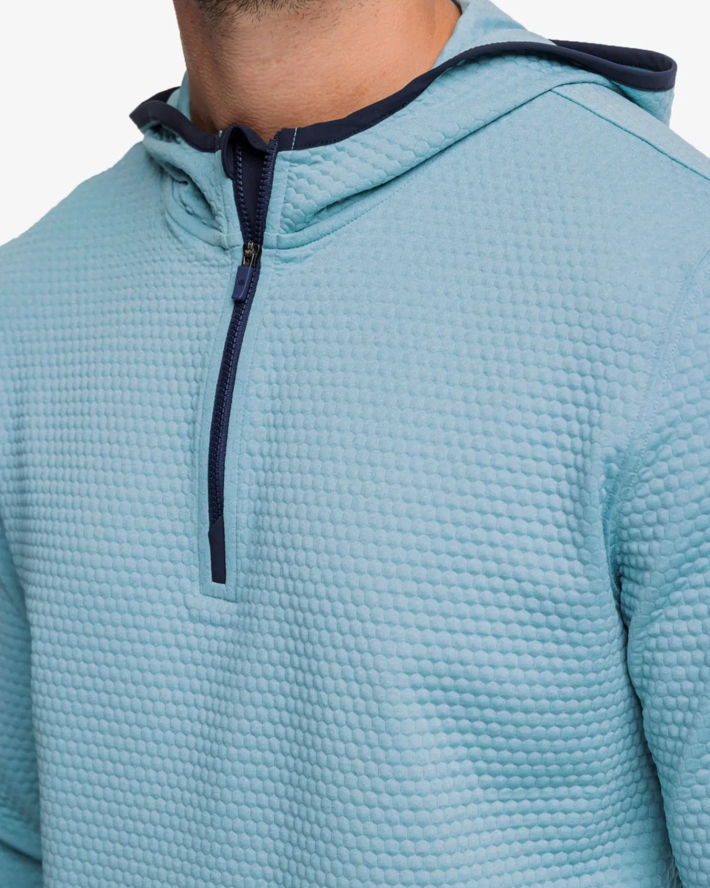 Fashion Southern Tide Scuttle Heather Performance Quarter Zip Hoodie