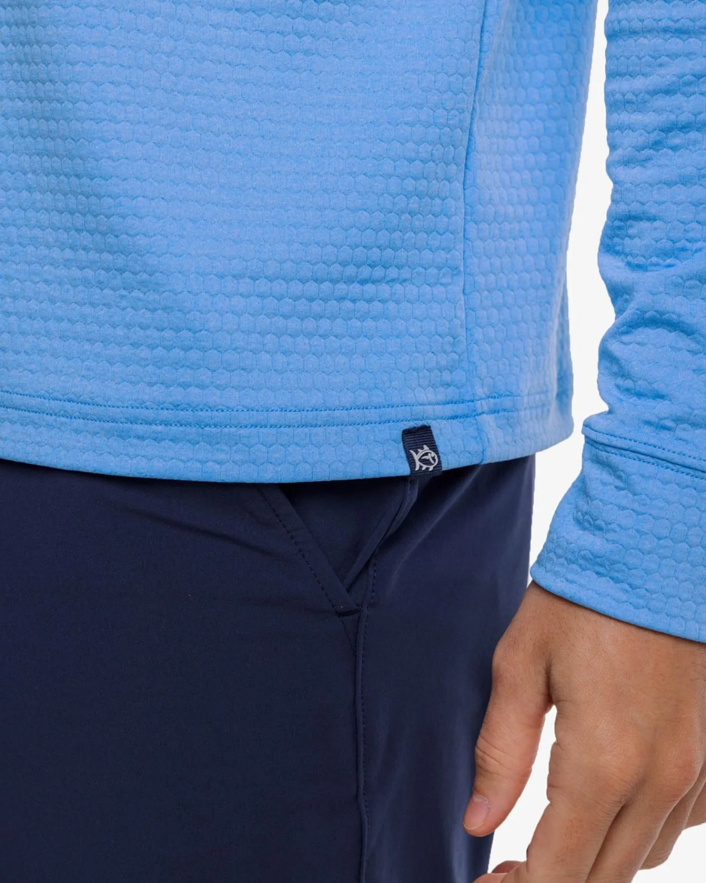 Fashion Southern Tide Scuttle Heather Performance Quarter Zip Hoodie