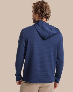 Fashion Southern Tide Scuttle Heather Performance Quarter Zip Hoodie