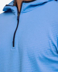 Cheap Southern Tide Scuttle Heather Performance Quarter Zip Hoodie - Sale