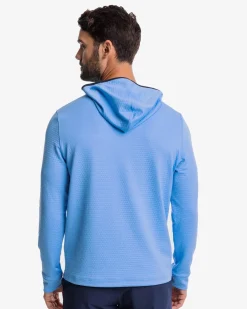 Cheap Southern Tide Scuttle Heather Performance Quarter Zip Hoodie - Sale