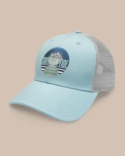 Hot Southern Tide Skipjack And Stripes Trucker Hat