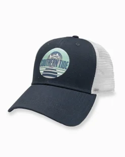 Hot Southern Tide Skipjack And Stripes Trucker Hat