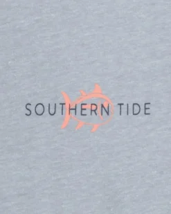 Sale Southern Tide Skipjack Buoys Club Heather Short Sleeve T-Shirt Heather Platinum Grey