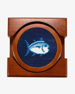Fashion Southern Tide Skipjack Coaster Set Navy