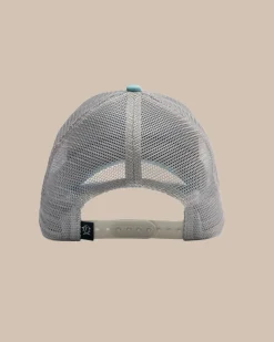 New Southern Tide Skipjack Trademark Trucker Hat Blue