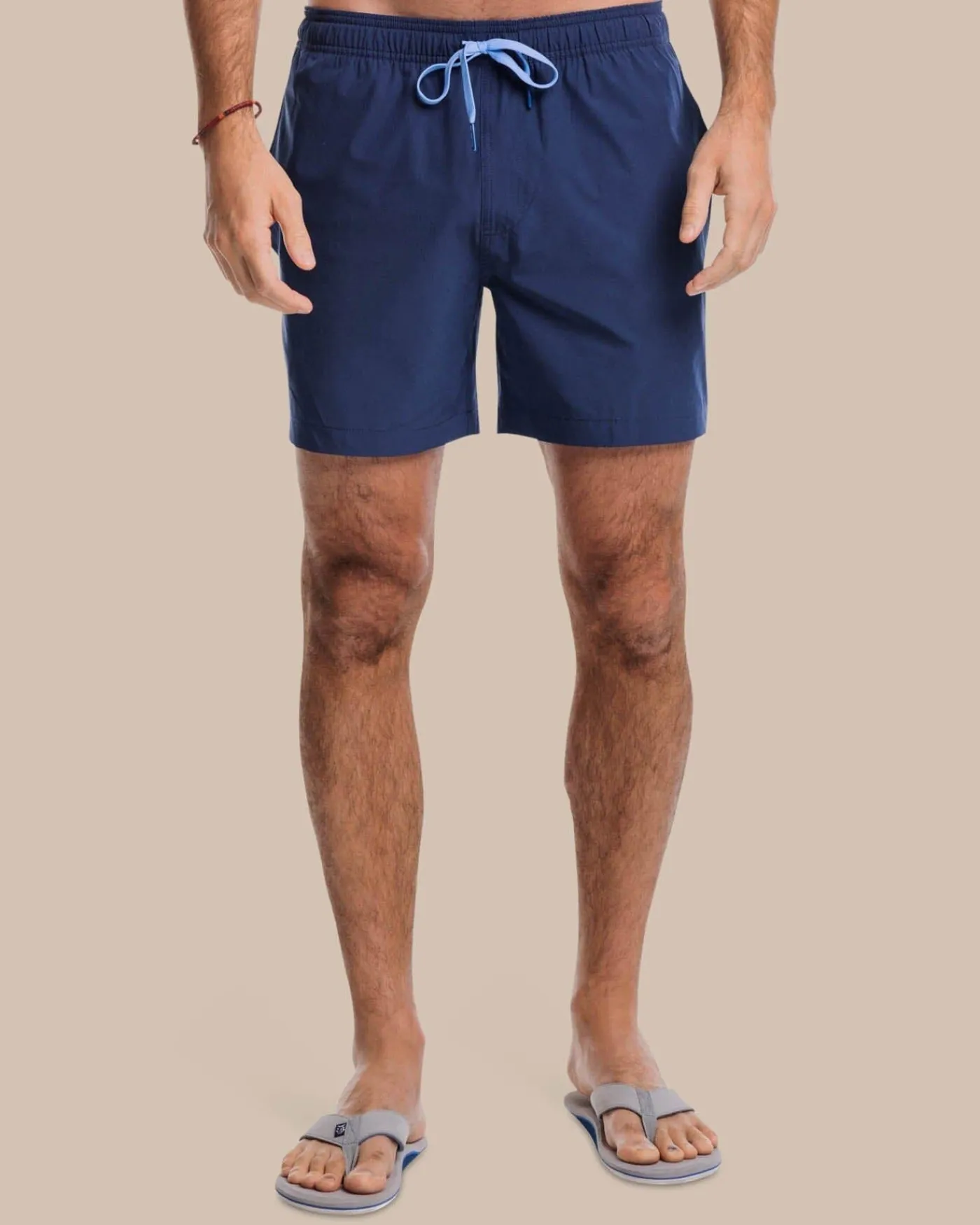Fashion Southern Tide Solid Swim Trunk