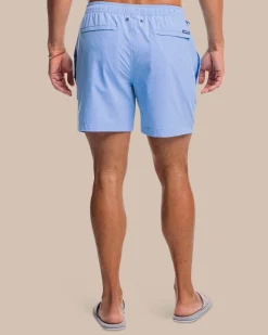 Fashion Southern Tide Solid Swim Trunk