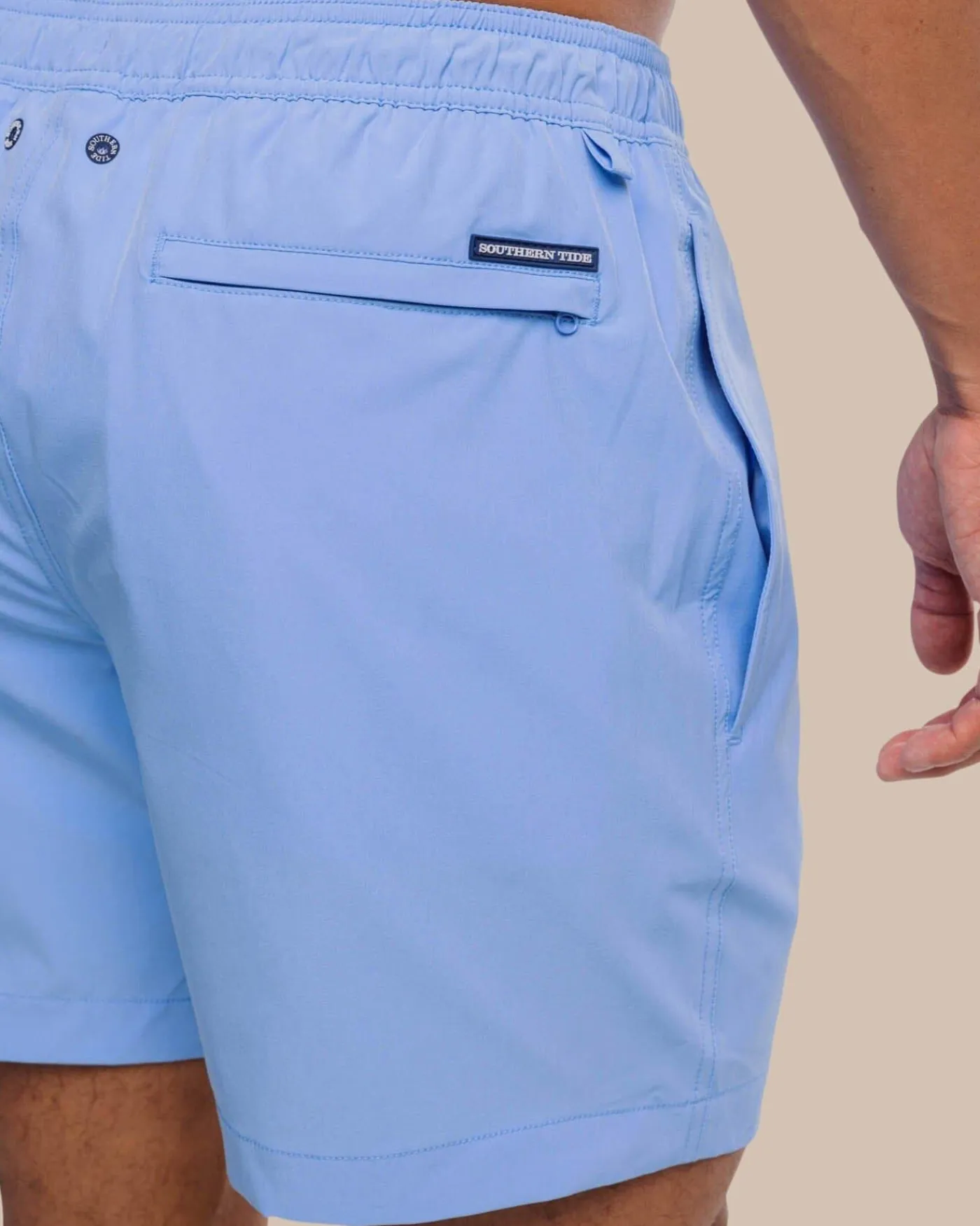 Fashion Southern Tide Solid Swim Trunk