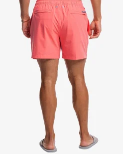Fashion Southern Tide Solid Swim Trunk