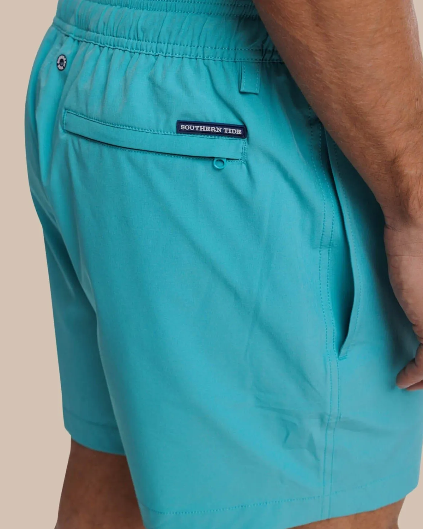 Fashion Southern Tide Solid Swim Trunk