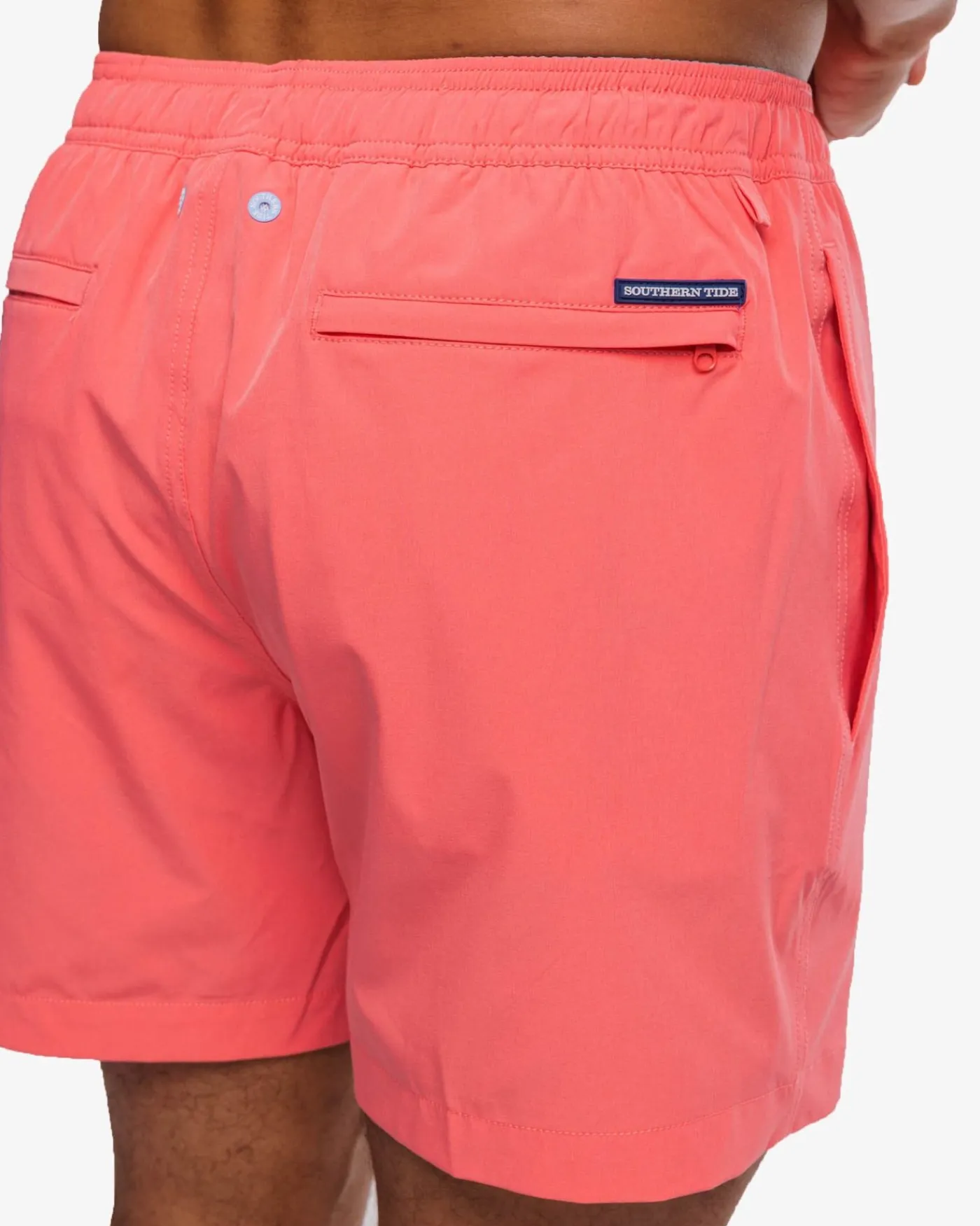 Fashion Southern Tide Solid Swim Trunk