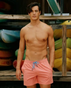 Fashion Southern Tide Solid Swim Trunk