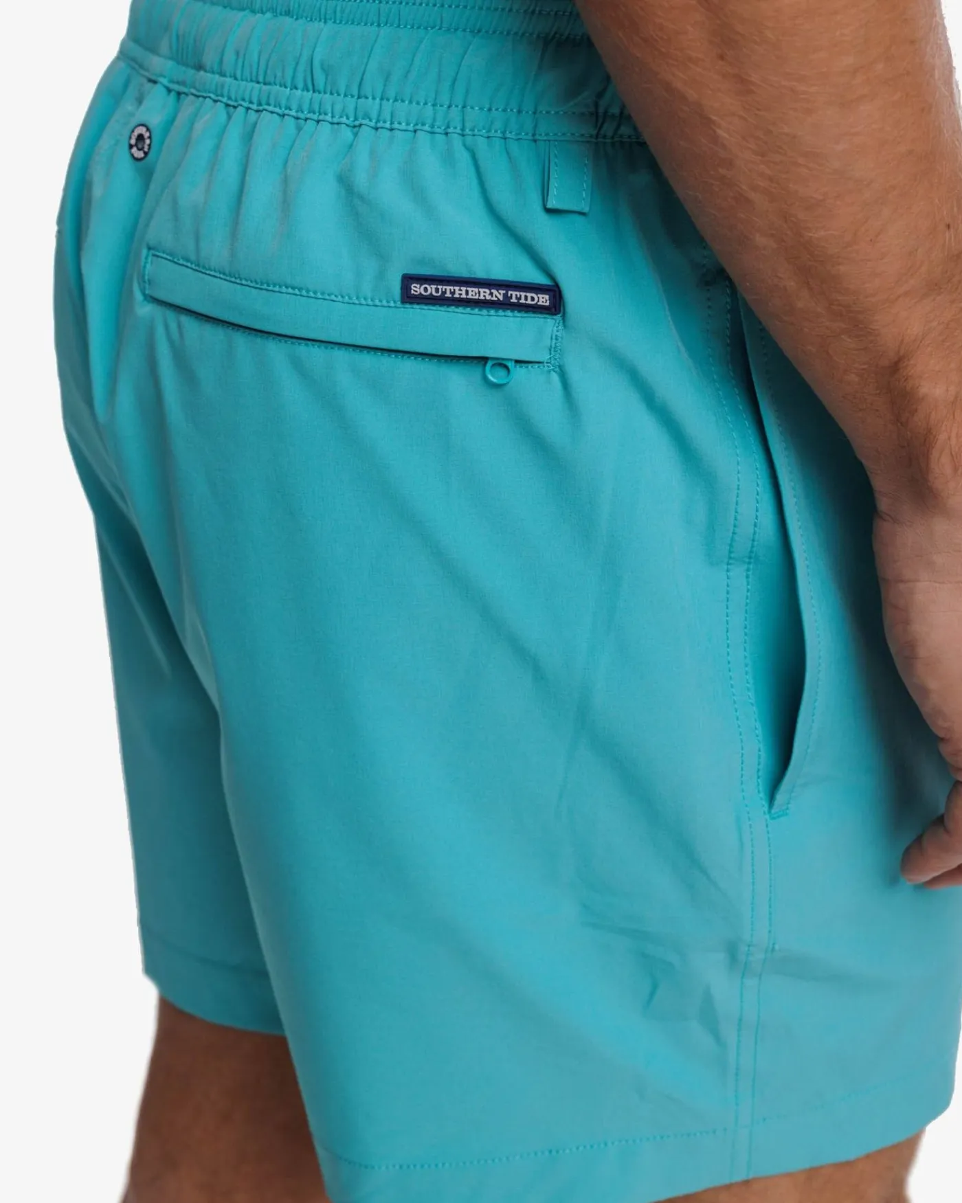 Fashion Southern Tide Solid Swim Trunk