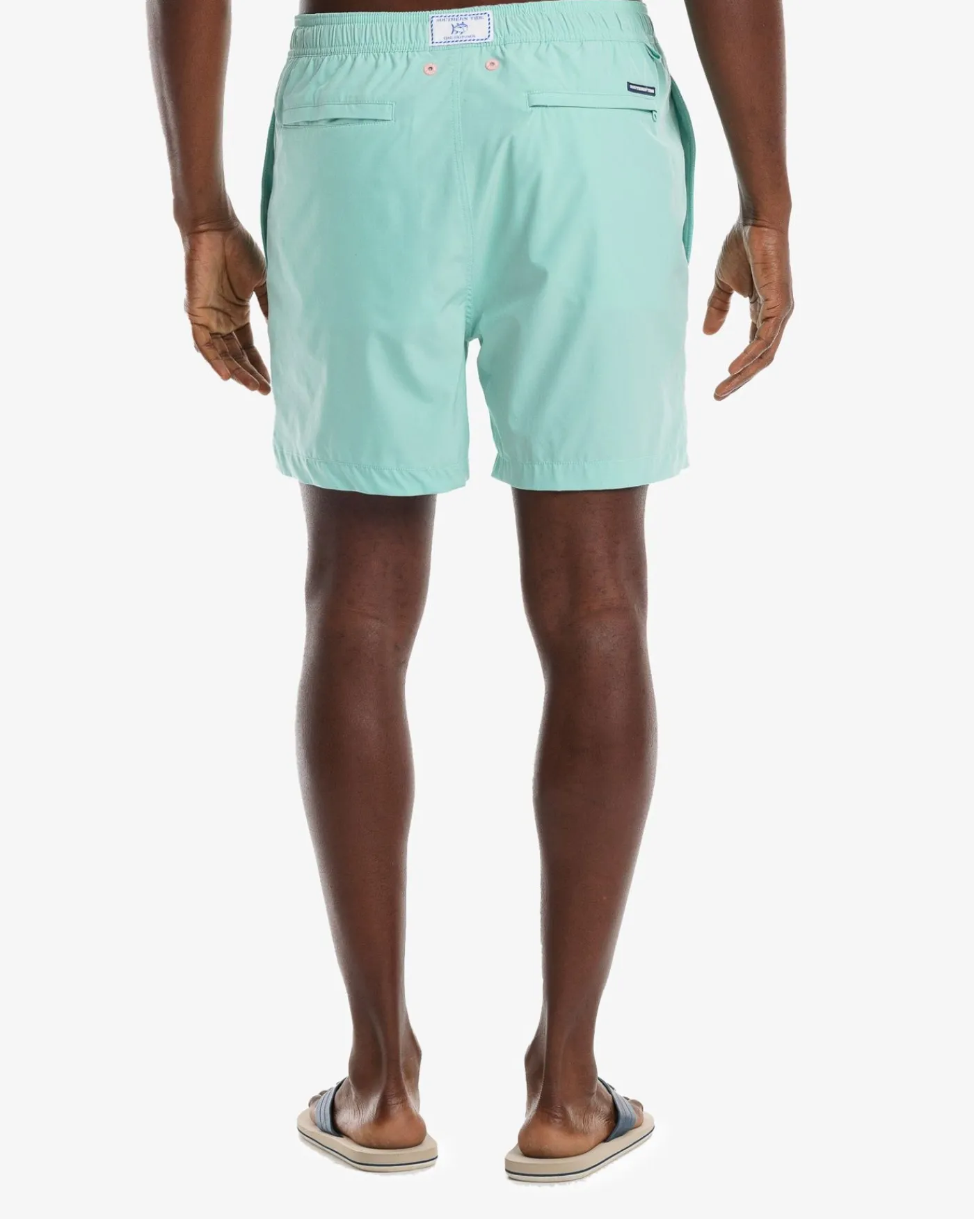 Fashion Southern Tide Solid Swim Trunk