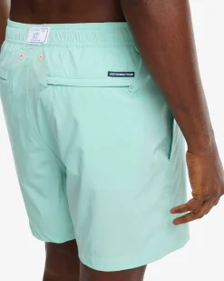 Fashion Southern Tide Solid Swim Trunk