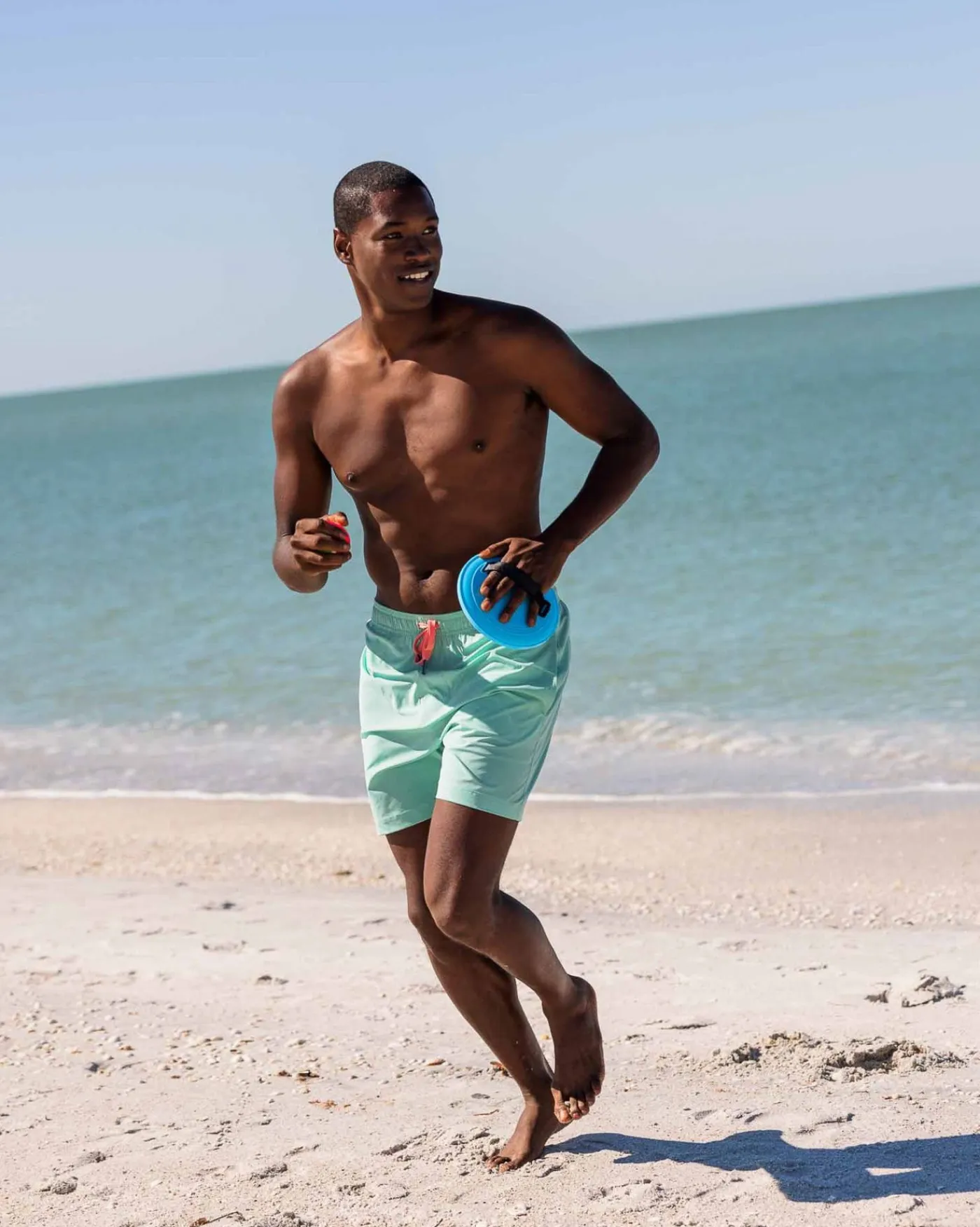Fashion Southern Tide Solid Swim Trunk