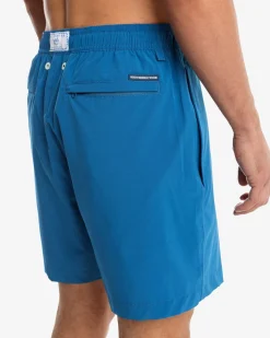Fashion Southern Tide Solid Swim Trunk