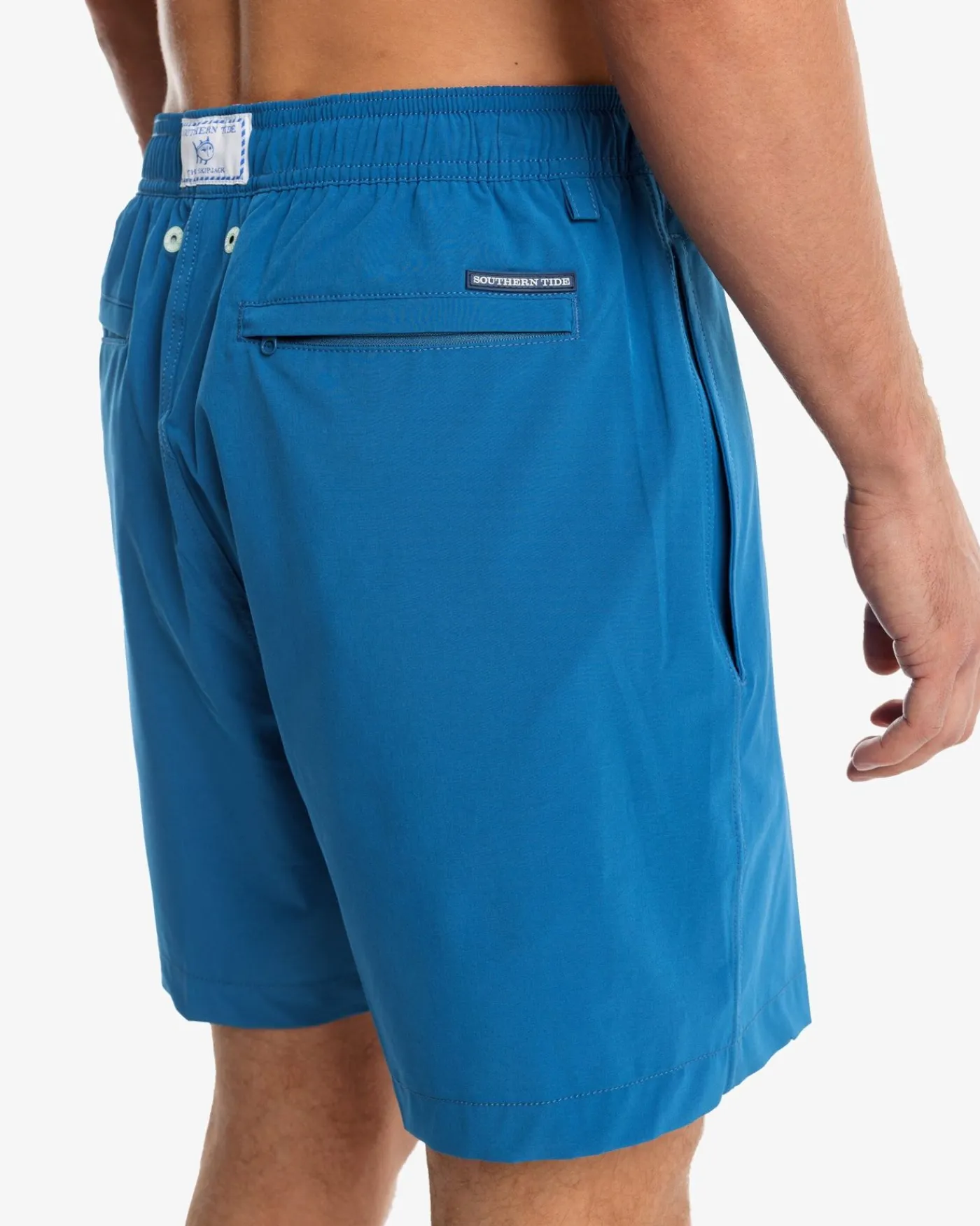Fashion Southern Tide Solid Swim Trunk
