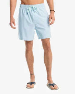 Fashion Southern Tide Solid Swim Trunk