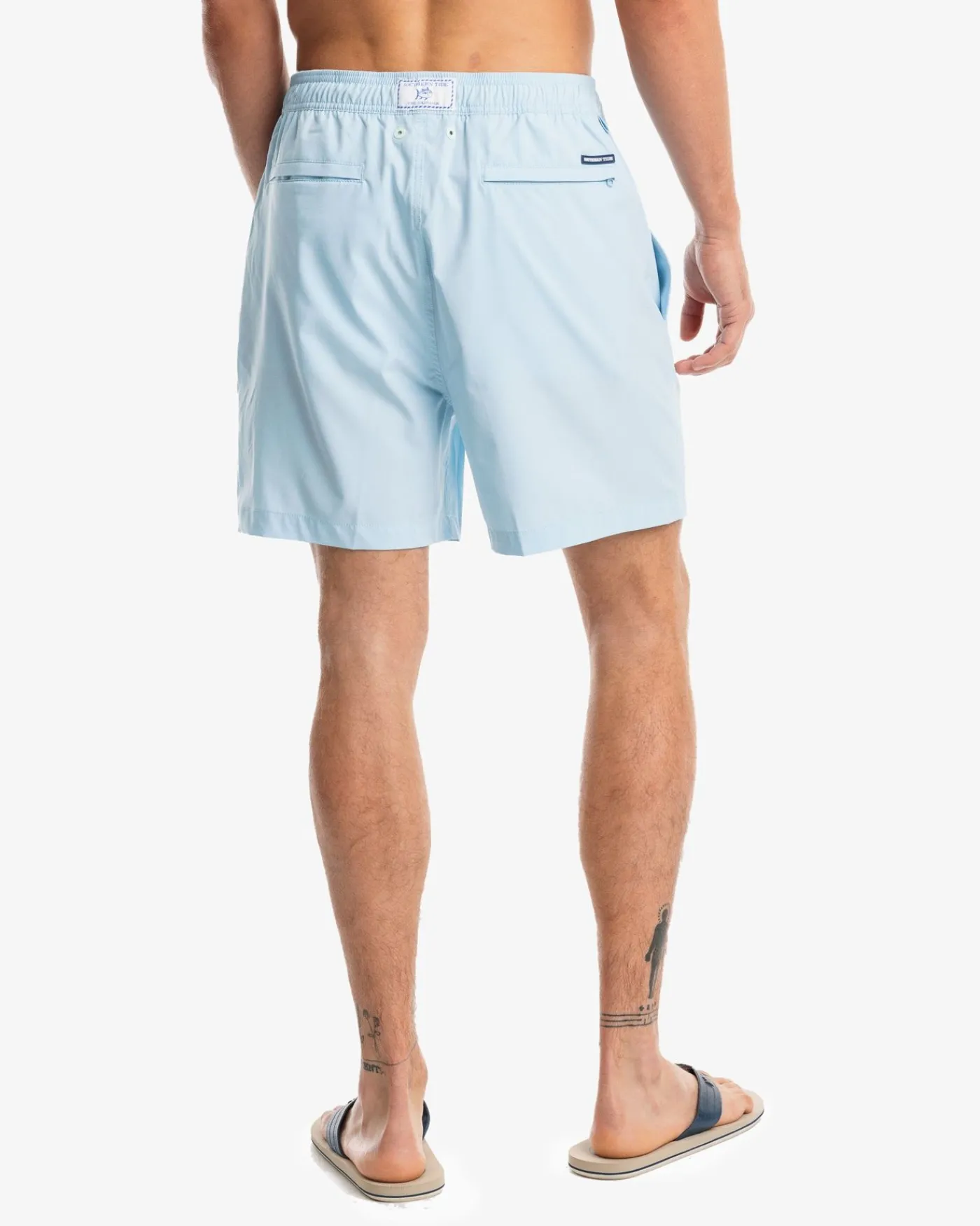 Fashion Southern Tide Solid Swim Trunk
