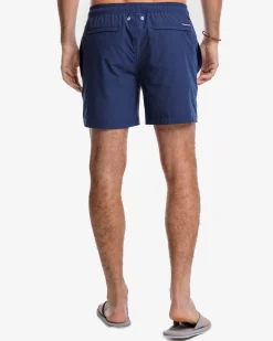 Fashion Southern Tide Solid Swim Trunk